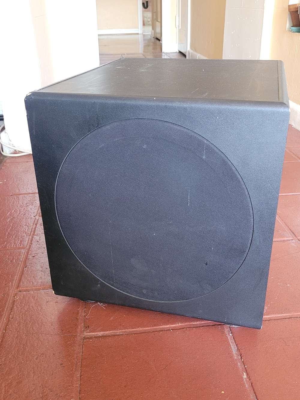 KLH 15" Subwoofer Black 210 Watt Tested Works Made In USA Refuerbished In Mexico